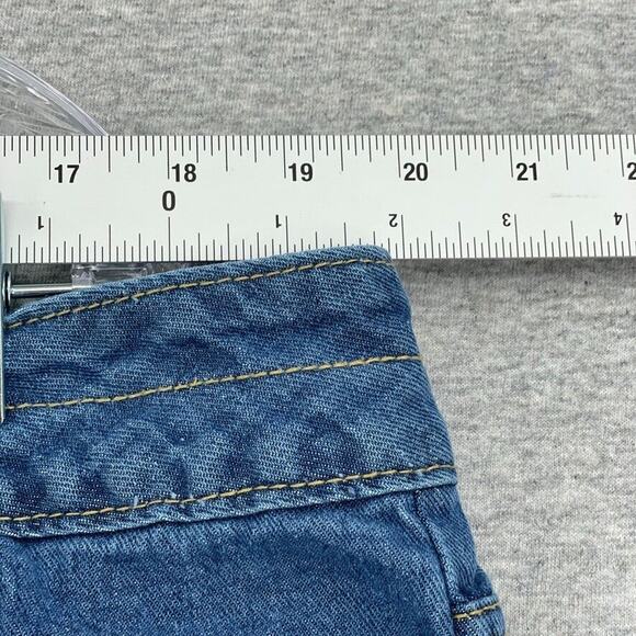 Women Within Jeans Womens 18W Plus Blue Denim Straight Leg 5 Pocket Cotton - Picture 10 of 12